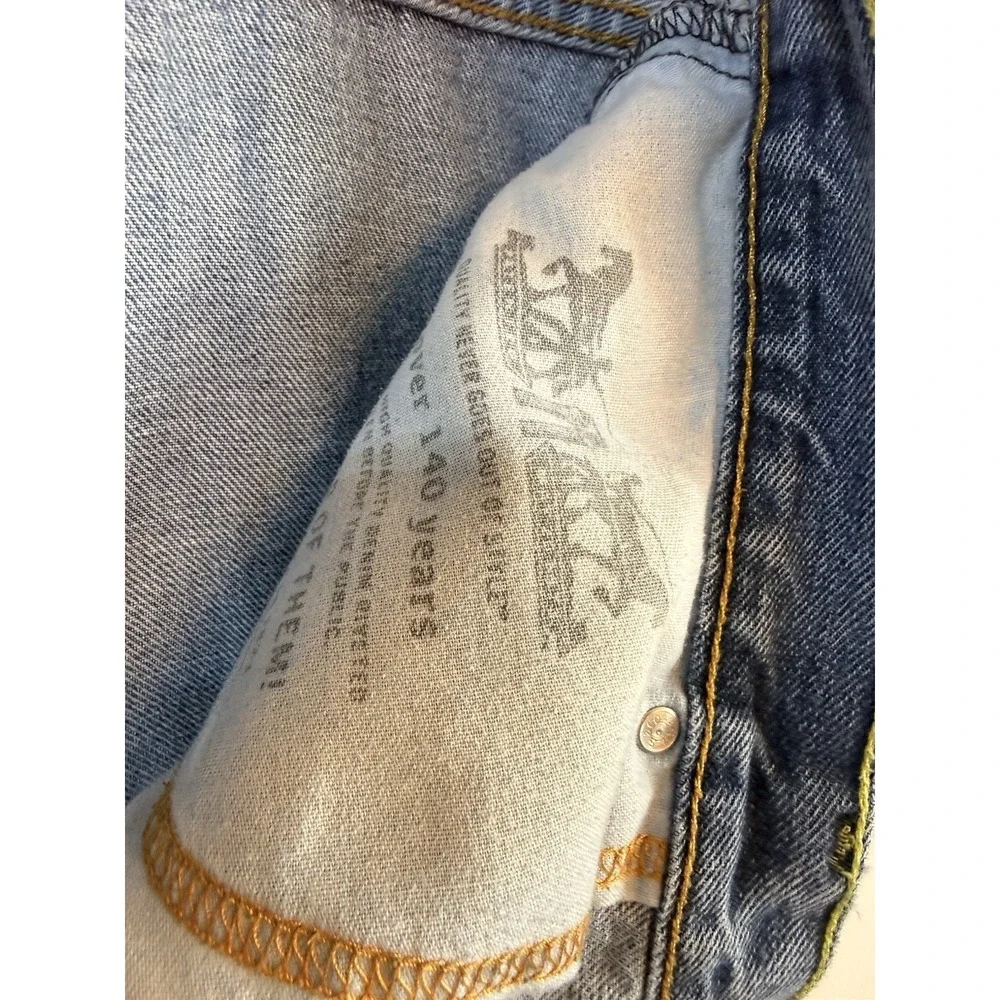 Levi's‎ 505 Jeans Mens Size 44x34 - Fits (42x32 ) Straight Leg Blue Denim Cowboy